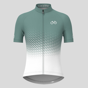 Bike Forever Gradient Dots Women's Cycling Jersey -  Sage Bike Forever Gradient Dots Women's Cycling Jersey -  Sage