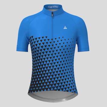 Women's Gradient Triangle Cycling Jersey - Blue