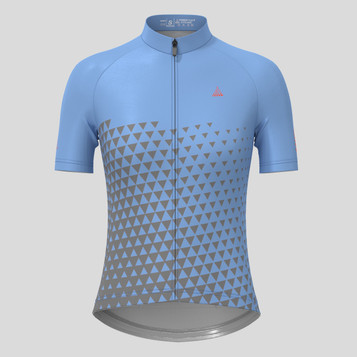 Women's Gradient Triangle Cycling Jersey - Gray/Blue