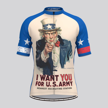 Uncle Sam I Want You For U.S. Army Men's Cycling Jersey