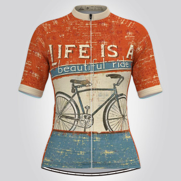 Life is a Beautiful Ride Women's LS Cycling Jersey 1 Life is a Beautiful Ride Women's LS Cycling Jersey 1