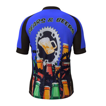 Beer Solves The Rest Men's Cycling Jersey - Black