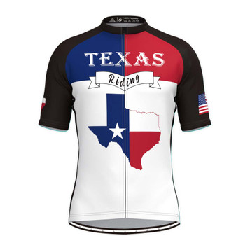 The Texas State Men's  Cycling Jersey The Texas State Men's  Cycling Jersey