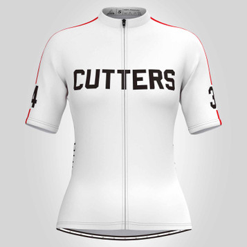 Cutters 1979 Breaking Away Women's Cycling Jersey White/Red Cutters 1979 Breaking Away Women's Cycling Jersey White/Red