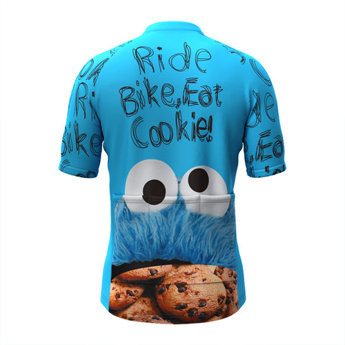 cookie monster cycling jersey women's