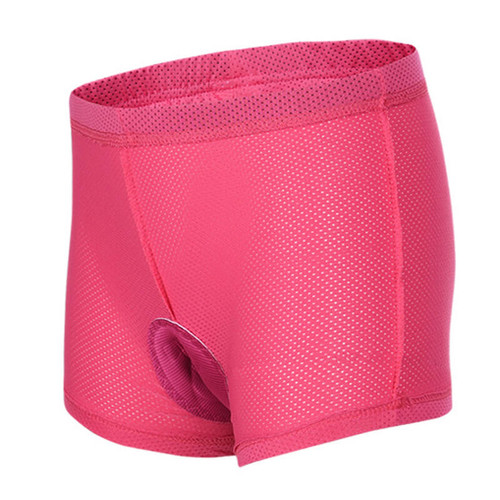 Women's Mesh Gel Padded Cycling Undershorts Pink