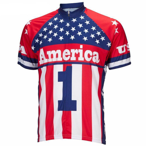 American Flag No 1 Cycling Jersey American Flag No 1 Cycling Jersey