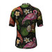 Men'S Tropical & Floral Print Hawaiian Jersey - Embroidery