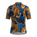 Men's Tropical & Jaguar Print Hawaiian Cycling Jersey V4