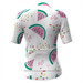 Women's Fruit Print Cycling Jersey - Watermelon