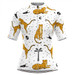 Women's Leopard Coconut tree Print Cycling Jersey