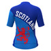 Women's Scotland Flag Cycling Jersey Red-Blue