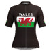 Wales Flag Women's Cycling Jersey Black