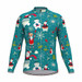 Santa Snowman Long Sleeve Cycling Jersey