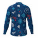Christmas Snowflake Socks Long Sleeve Cycling Jersey