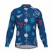 Christmas Snowflake Socks Long Sleeve Cycling Jersey