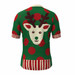 Ugly Christmas Sweater Elk Red Dots Cycling Jersey Green