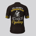 I Plan On Cycling Vintage Men's Cycling Jersey-Yellow/Black