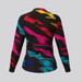 Classic Multicolor Gradient Women's LS Cycling Jersey