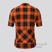 Plaid Checkered Shirt V3 Men's Cycling Jersey Orange