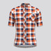 Plaid Checkered Shirt V14 Men's Cycling Jersey