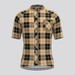 Plaid Checkered Shirt V15 Men's Cycling Jersey
