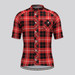 Plaid Checkered Shirt V18 Men's Cycling Jersey