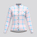 Plaid Checkered Shirt V23 Women's LS Cycling Jersey