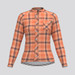 Plaid Checkered Shirt V31 Women's LS Cycling Jersey Plaid Checkered Shirt V31 Women's LS Cycling Jersey