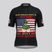 Old Man With A Military Men's Cycling Jersey Old Man With A Military Men's Cycling Jersey