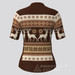 Women's Classic Ugly Christmas sweater Cycling Jersey - Brown Women's Classic Ugly Christmas sweater Cycling Jersey - Brown