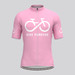 Bike Forever Men's Cycling Jersey-Ice Pink