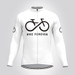 Men's Bike Forever LS Cycling Jersey - White