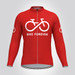 Men's Bike Forever LS Cycling Jersey - Red Men's Bike Forever LS Cycling Jersey - Red