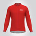 Ride Forever Men's LS Cycling Jersey - Red Ride Forever Men's LS Cycling Jersey - Red
