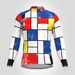 Mondrian Art  Men's Retro LS Cycling Jersey Mondrian Art  Men's Retro LS Cycling Jersey
