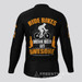 Ride Bikes Drink Beer Get Awesome LS Cycling Jersey