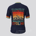 Beautiful Day For Cycling Men's Cycling Jersey - Navy