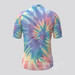 Men's Novelty Tie Dye Cycling Jersey - Candy Men's Novelty Tie Dye Cycling Jersey - Candy