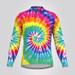 Men's Novelty Tie Dye LS Cycling Jersey - Blast