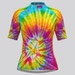 Tie Dye Novelty Women's Cycling Jersey - Saturn