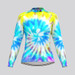 Tie Dye Novelty Women's LS Cycling Jersey - Eternity 
