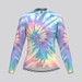Tie Dye Novelty Women's LS Cycling Jersey - Candy