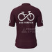 Bike Forever Men's Cycling Jersey-Claret