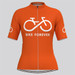 Women's Bike Forever Cycling Jersey-Tangerine