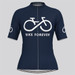 Women's Bike Forever Cycling Jersey-Navy