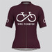 Women's Bike Forever Cycling Jersey-Claret