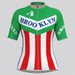 Retro Brooklyn Women's Cycling Jerseys - Green/Red Retro Brooklyn Women's Cycling Jerseys - Green/Red