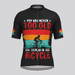 Never Too Old To Play Bicycle Men's Cycling Jersey - Black