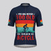Never Too Old To Play Bicycle Men's Cycling Jersey - Navy